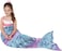 Catalonia Kids Mermaid Tail Blanket, Super Soft Plush Flannel Sleeping Snuggle Blanket for Girls, Galaxy, Fish Scale Pattern, Gift Idea.