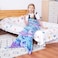 Catalonia Kids Mermaid Tail Blanket, Super Soft Plush Flannel Sleeping Snuggle Blanket for Girls, Galaxy, Fish Scale Pattern, Gift Idea.