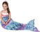 Catalonia Kids Mermaid Tail Blanket, Super Soft Plush Flannel Sleeping Snuggle Blanket for Girls, Galaxy, Fish Scale Pattern, Gift Idea.