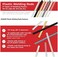 JOUNJIP Plastic Welding Rods- 7 Types of Welding Plastic (PP PU ABS PE TPO PA PCMost Common Plastics- For Use With Jounjip Plastic Welding Kit- 52 Pack of 13" x 1/8" Dia.