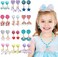 ELEMIRSA 12 Pairs Clip On Earrings Girl Party Favor Princess Clip on Earrings Pretend Play Unicorn Earrings for Little Girl Kids Toddlers Jewelry Set, One Size, Metal, resin.