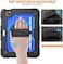 Timecity iPad Pro 11Case 2022/2021/2020/2018,Durable and Sturdy Case with Screen Protector, Rotating Stand, Hand/Shoulder Strap for iPad Pro 11 Inch 4th/3rd/2nd/1st Generation, Dark Blue.