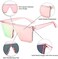 FEISEDY Oversized Square Trendy Sunglasses Womens Mens Futuristic Flat Top Visor Shades UV400 B2470.
