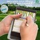 FB FUZZYBUNKERS Fuzzy Bunkers Quality Leather Golf Scorecard Holder - Yardage Book Cover - Golf Yardage Book - Golf Scorecard Book -Free Pencil and Stat Tracker Sheet (Gray.