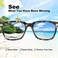 Carfia Polarized Men's Sunglasses UV400 Protection Lenses for Driving Fishing Golf.