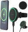 Gloplum 15W Wireless Car Charger, Fast Charging, Compatible with magsafe car mount Magnetic/Magnet Fast Charging Compatible With iPhone 14/13/ iPhone 12/12 Mini/12 Pro/12 Pro Max.