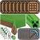 Unique Minecraft Party Supplies, Minecraft Birthday Party Supplies for Boys or Girls - Serves 16 Guests - With Table Cover, Plates and More.
