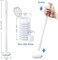 Topo Bear Disposable Toilet Brush Holder Set with 40 Toilet Wand Refills.