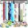 Miayork Perfect medal hanger display,Medal holder display hanger rack medals-Black medal holder wall mount easy to install race runner medal frame 3 Lines medal holder,gymnastics medal holder for girl