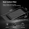 MONOCARBON Carbon-Fiber-Money-Clip-for-Men, Minimalist-Money-Holder for Cash, High Elastic Carbon-Fiber-Wallet, Slim and Durable (Twill Matte Black.