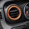 auovo Air Conditioner Vent Ring Interior Accessories for Wrangler JL 2018-2023 Gladiator JT 2020-2023 Dashboard Air Conditioning Vent Outlet Trim Cover Aluminum Alloy (Orange, 2018-2023.