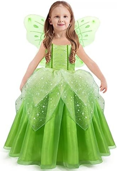 Axaxa Princess Dress Up Costume Ball Gown Toddler Girl Halloween Cosplay 2-7T.