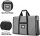 Trunab Monitor Carrying Case 24 Inch Padded Travel Bag Hold Up to 2 LCD Screens/TVs, Not Compatible with iMac, with Accessories Pocket, Shoulder Strap, PU Bottom, Grey.