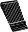 MONOCARBON Carbon Fiber Money Clip Wallet for Men- Minimalist Money Holder - Strong Elastic Clip for Cash, Slim and Durable (Twill Glossy Black.