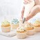 Bmaacye Large Icing Piping Tips Set for Cake Decorating,6 Decorating Tips Stainless Steel Pastry Tips,Flower Frosting Tips Nozzles,1M 2A 2D 2F 6B 234.