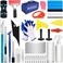 DIYSELF Window Tint Kit, Vinyl Wrap Tool Kit for Cars, 45 Pcs Vehicle Glass Protective Film Wrapping Set, Squeegee for Vinyl, Vinyl Wrap Tools, Window Tint Tools, Car Wrap Kit, Window Film Kit.