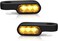 NTHREEAUTO Mini LED Turn Signals Handlebar Marker Light Front Motorcycle Blinkers Compatible with Honda Shadow Harley Dyna Sportster Kawasaki Vulcan Yamaha V-Star Road Star.
