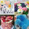 Suuker Rose Flower Piping Tips Set, Stainless Steel Chrysanthemum Nozzles, Crinkle Cream Laminating Nozzle Cupcake Pastry Tool For Decorating Cake Tulip Pastry Nozzle Baking Forms Pastry (5 Pieces.