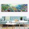 YALKIN 5D Diamond Painting Kits for Adults DIY Large Dolphin Full Round Drill (35. 4x11. 8inchCross Stitch Embroidery Pictures Arts Paint by Number Kits Diamond Painting Kits for Home Wall Decor.