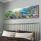 YALKIN 5D Diamond Painting Kits for Adults DIY Large Dolphin Full Round Drill (35. 4x11. 8inchCross Stitch Embroidery Pictures Arts Paint by Number Kits Diamond Painting Kits for Home Wall Decor.