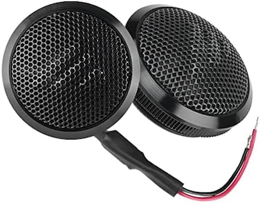 زوج مكبرات صوت PRV AUDIO TW100SD-4 ذات القبة الناعمة، قبة 28 مم، 4 أوم، تصميم أنيق للتثبيت السطحي، خفيف الوزن، مغناطيس نيوديميوم، يتضمن قوس تثبيت (زوج).