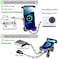 iMESTOU Anti-Theft Motorcycle Wireless Phone Mount Charger 15WUSB C 3A Handlebar 1" Ball Phone Holder Works with 12V/24V Vehicle/USB A Socket 720 Rotation Quick Charge for 4. 0-7. 0" Cellphones.