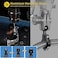 iMESTOU Anti-Theft Motorcycle Phone Mount Bike 1 Ball Phone Holder Handlebar Double Socket Arm Cellphone Holder with Aluminum 1" Ball Base 360 Rotation Universal for 4. 0-7. 0 Inch Smartphones.