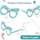Tenare Mermaid Party Decorations Mermaid Themed Paper Eyeglasses Summer Beach Photo Booth Props for Adult Birthday Party Dress Up.