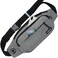 SINNO Large Fanny Pack With 4-Zipper Pockets for Running Hiking Travel Workout Dog Walking Outdoors Sport Fishing Waist Pack Bag, Grey(4 Zipper Pockets,.