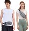 SINNO Large Fanny Pack With 4-Zipper Pockets for Running Hiking Travel Workout Dog Walking Outdoors Sport Fishing Waist Pack Bag, Grey(4 Zipper Pockets,.