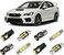 طقم مصابيح LED داخلية بيضاء من BRISHINE لسيارات سوبارو WRX/WRX STI/Impreza موديلات 2004-2020 و2021 و2022، مصابيح LED داخلية فائقة السطوع 6000K، مصابيح لوحة الترخيص وأداة التركيب.