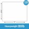 Ohuhu White Cardstock Thick Paper 100 Sheets, 8. 5" x 11" Heavyweight 80lb Card Stock for Crafts and DIY Cards Making.
