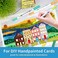 Ohuhu White Cardstock Thick Paper 100 Sheets, 8. 5" x 11" Heavyweight 80lb Card Stock for Crafts and DIY Cards Making.