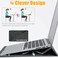 HYZUO 13 Inch Laptop Sleeve Case with Stand for 2025-2018 MacBook Air 13 M4 M3 M2 M1, 2025-2016 MacBook Pro 13 M2 M1, 13" iPad Pro/Air, Surface Pro 11/10/9, XPS 13, with Pouch, Space Gray.
