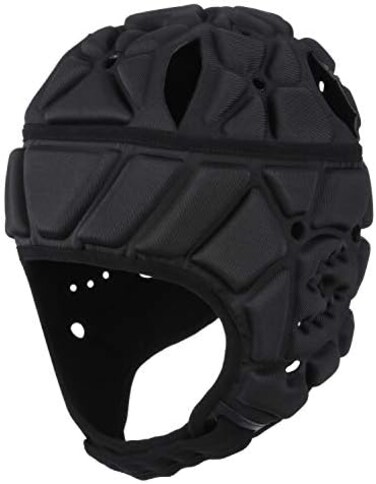 surlim Soft Helmet Flag Football Rugby Helmet Scrum Cap Soft Shell Helmet Soccer Headgear for Youth Adults.