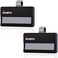 ASONPAO 971LM 972LM 950CB Remote Only for a Red or Orange Learn Button of Liftmaster/Chamberlain Garage Door Opener(2Pack.