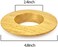 Mozacona Wooden Coffee Filter Tray,Wooden Pad- Just Pad.