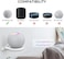 AHASTYLE HomePod Mini Wall Mount ABS Stand Holder with Cable Management Accessories for Apple HomePod mini with Screws Space Saving for Kitchen, Bathroom and Bedroom (White.
