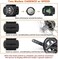 Magene Outdoor/Indoor Speed/Cadence Sensor for Cycling, Wireless Bluetooth/AntBike Computer RPM Sensor for Road Bike or Spinning Bike and Trainers Compatible with Onelap, Wahoo Fitness, Zwift,.