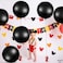 KatchOn Matte Black Foil Balloons - 22 Inch, Pack of 6Black Halloween Balloons, 4D Metallic Black BalloonsHalloween Birthday DecorationsBlack Metallic Balloons, Black Halloween Decorations.