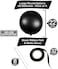KatchOn Matte Black Foil Balloons - 22 Inch, Pack of 6Black Halloween Balloons, 4D Metallic Black BalloonsHalloween Birthday DecorationsBlack Metallic Balloons, Black Halloween Decorations.