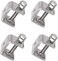 Sonny Brook Hams Kyien 4Pieces 304 Stainless Steel C-Clamp Heavy Duty C-clamp Woodworking Welding Building Household Tiger Clamp G-Clamp.