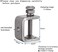 Sonny Brook Hams Kyien 4Pieces 304 Stainless Steel C-Clamp Heavy Duty C-clamp Woodworking Welding Building Household Tiger Clamp G-Clamp.