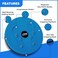 Figure Trimmer Ab Twister Board for Exercise Waist Twisting Disc with 8 Magnets by Daiwa Felicity.