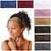 Tobeffect Headbands for Women Non Slip Turban Headband Boho Wide Head Band Womens Hair Wraps Accessories for Teen Girls 8 Pack Solid Colors.