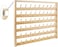 NW2 NW 54 Spools Wooden Thread Holder Sewing and Embroidery Thread Rack and Organizer Thread Rack for Sewing with Hanging Hooks for Wall.
