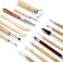 TEMONTIAN Pottery Clay Sculpting Tools,Double Sided Polymer Clay Tools, Sculpting Clay,43Pcs Double Sided Ceramic Clay Carving Tool Set with Carrying Case Bag for Beginners (Black.