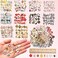 SANNIX 500Pcs Charms Bulk Wholesale Assorted Gold Plated Enamel Pendants Earring for Bracelet Necklace DIY Jewelry Making Craft Supplies.