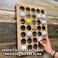 Torched Golf Ball Display Holder Collector&rsquo;s Case Holds Golf Balls Wall Mount Decor, Golf Lovers Gift for Men.