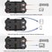 ALL-TOP Smart Battery Box, 12V Marine Case w/ 50AMP Connectors, Multi PortsCircuit Breaker for Trolling Motor, RVSolar Panel, Battery Not Included.